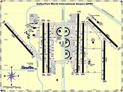 Dallas Fort Worth International Airport Layout