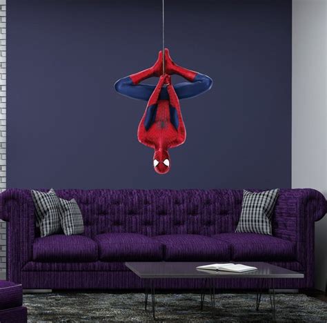 Spiderman Wall Decal Comics Themed Room Sticker Superhero Etsy