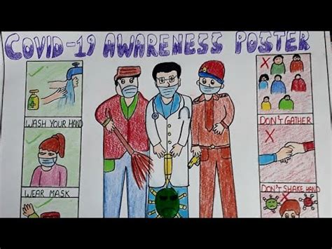 Informative designs with valuable information. Coronavirus Awareness Poster with precautions /Covid-19 ...