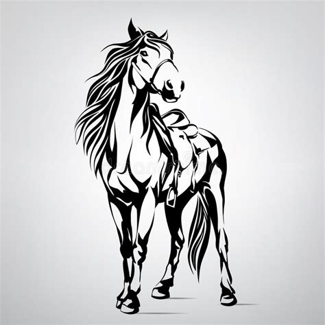 Horse Silhouette Tattoo