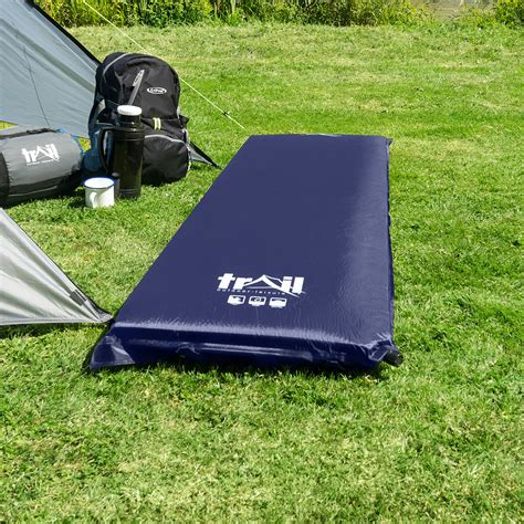 Single Camping Mat Self Inflating Inflatable Roll Mattress Extra Thick