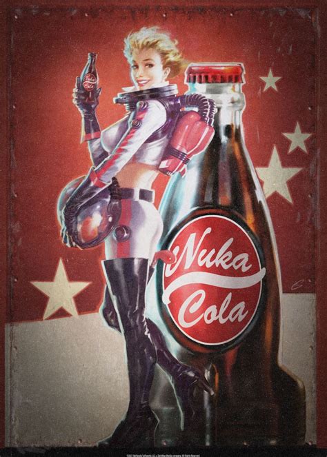 Nuka Girl Poster Picture Metal Print Paint By Fallout Displate