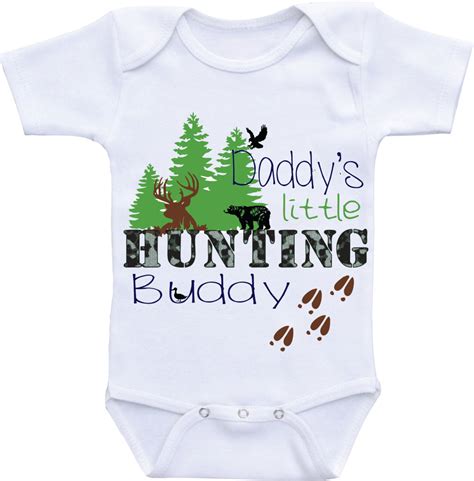 Daddys Hunting Buddy Onesie For Baby Boy Hunting Season Etsy
