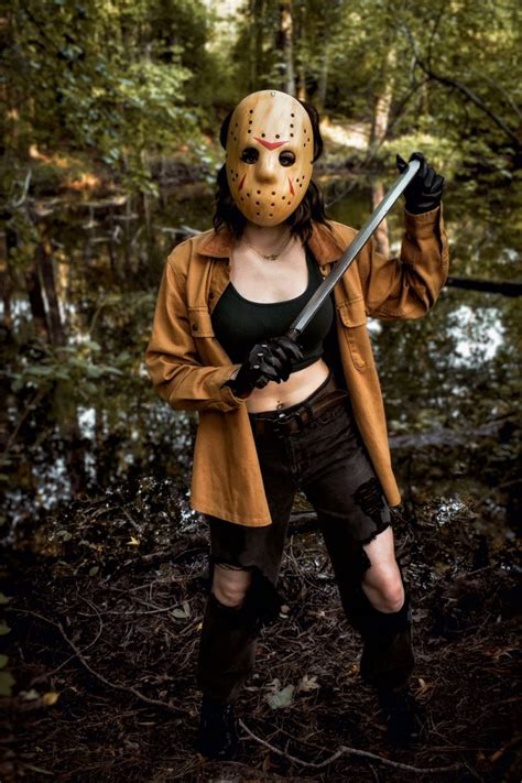 Jason Voorhees Photoshoot Horror Halloween Costumes Jason Halloween