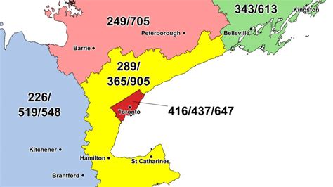 Canada Area Code Map 416 | Images and Photos finder