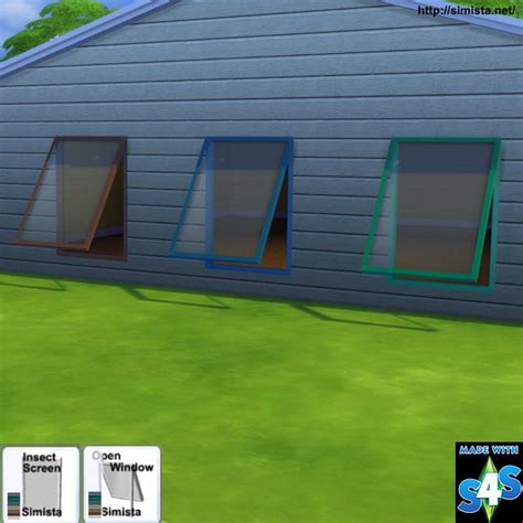 My Sims 4 Blog Open Window And Insect Screen By Mr S Simista