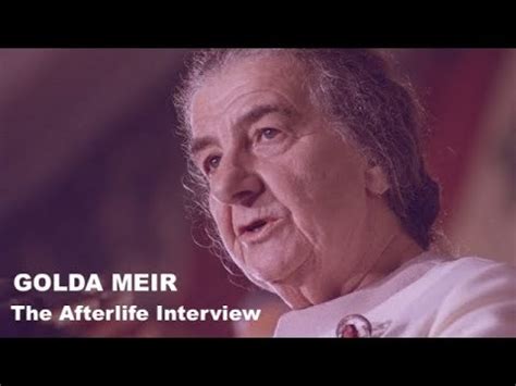 Channeling Erik The Afterlife Interview With GOLDA MEIR