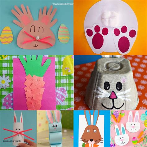 10 Easy Easter Bunny Crafts For Kids Awesomelycrafty