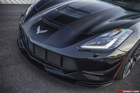 Prior Design Black Chevy Corvette C7 — Gallery