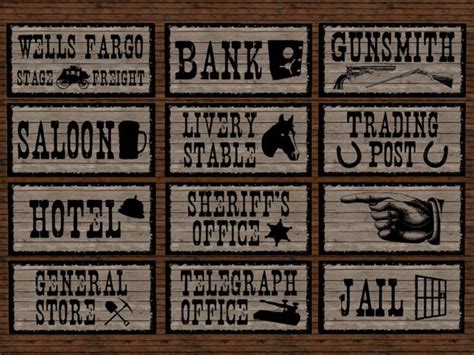 Old West Signs Clipart 10 Free Cliparts Download Images On Clipground