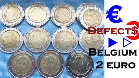 Top Coins Belgium 2 Euro 2000 2002 2003 2004 Defect 2005 2006 2007 2008