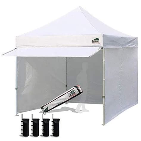 Two bright awnings define the doorways to these. Eurmax 10 x 10 Pop up Canopy Commercial Tent Outdoor Party ...