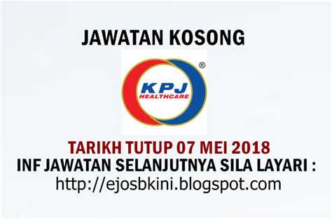 Jawatan kosong di uitm puncak alam tawaran adalah dipelawa daripada warganegara malaysia yang berkelayakan untuk memohon bagi mengisi jawata. Jawatan Kosong KPJ Healthcare Berhad - 27 Mei 2018