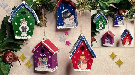 Diychristmas Decoration Idea With Recycled Cardboardchristmas Craft