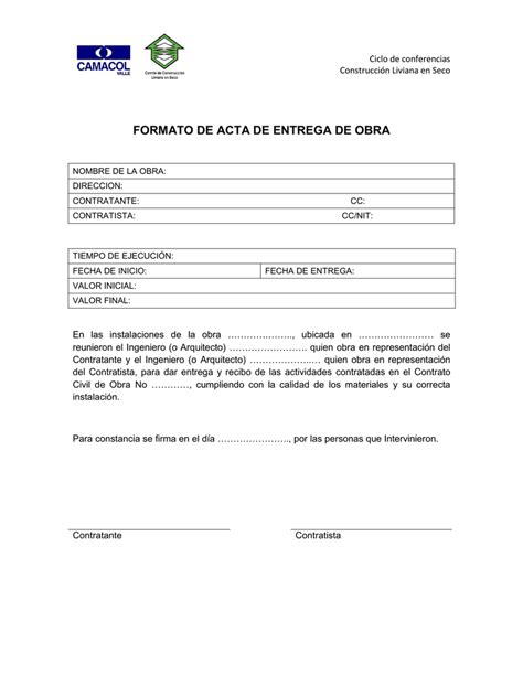 Modelo De Carta De Cargo De Entrega De Documentos Noticias Modelo