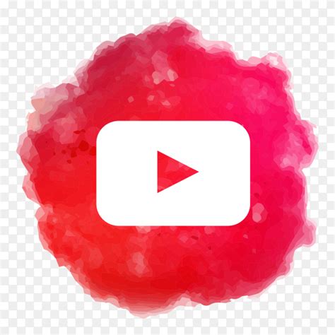 Youtube Logo With Brush Drawn Vector Png Similar Png