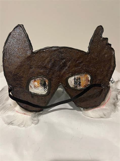 Wolf Therian Otherkin Furry Cosplay Mask Etsy