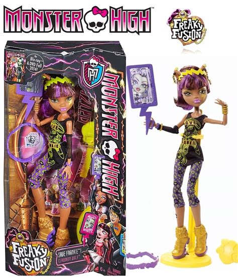 Monster High Toy Freaky Fusion Save Frankie Clawdeen Wolf Deluxe