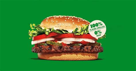 Burger King Gives Away 10000 Vegan Whoppers For National Burger Day Flame Burger