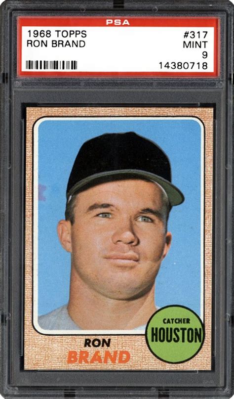 1968 Topps Ron Brand Psa Cardfacts®
