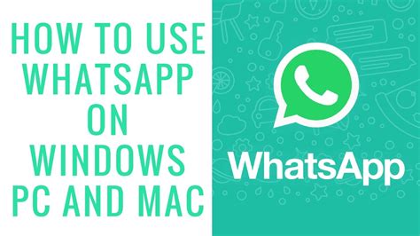 How To Use Whatsapp On Pc Mac Whatsapp For Pc Whatsapp For Mac