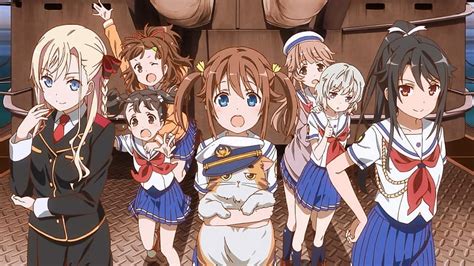 Haifuri Girls Koko Anime High School Fleet Rin Wilhelmina