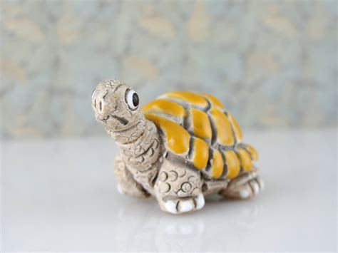 Leps Of Peru Handmade Tiny Turtle Clay Pottery Figurine Etsy