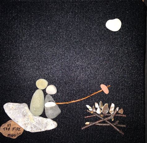 Pebble Art By Denise By The Fire Stone Crafts Rock Crafts Diy