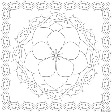 All of the printable pages are free of charge and there are many to choose from. Simple Flower Patterns To Trace - Coloring Home