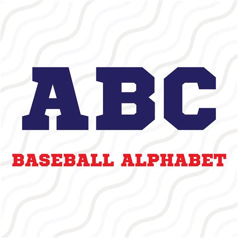 Baseball Font Svg Baseball Alphabet Svg Monogram Alphabet Etsy
