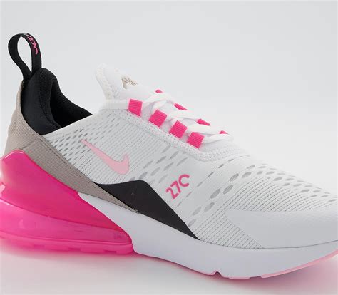 Nike Air Max 270 Trainers White Artic Punch Hyper Pink Black Unisex