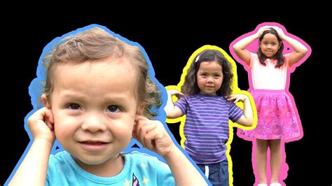 Nursery Rhymes And Kids Song Head Shoulders Knees And Toes In Spanish