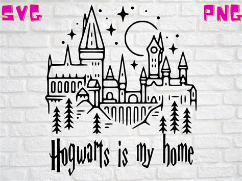 Harry Potter Hogwarts is my Home SVG Digital File Only SVG | Etsy