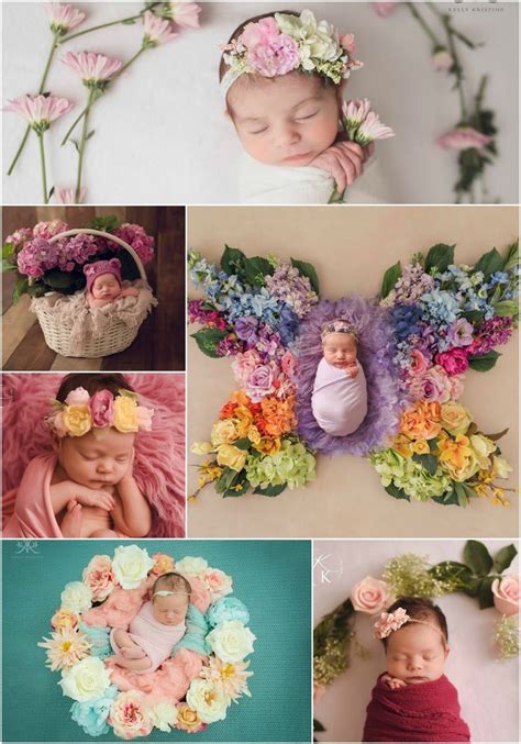 Inspiration For New Born Baby Photography Newborn Photography Flowers