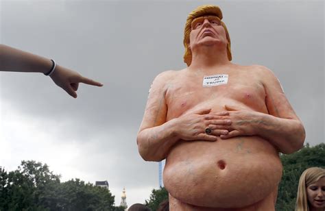 Naked Trump Statues Mocking His Anatomy Do Better Chicago Tribune