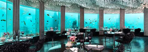 Underwater Restaurant In Maldives Subsix At Niyama Maldives