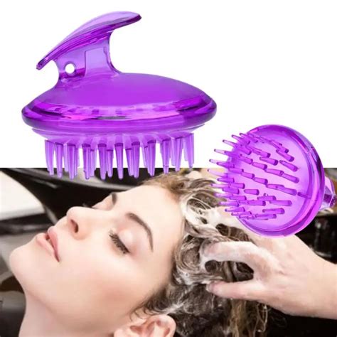 Buy Silicone Head Massager Shampoo Scalp Massage Brush Hair Washing Comb Body