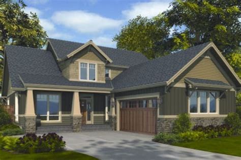 Free shipping on all house plans! House Plan 48-267... Craftsman L shape | House layout ...