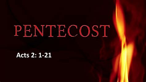 Pentecost Acts 2 Youtube