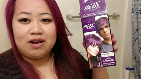 Splat Hair Color Tutorialreview Youtube