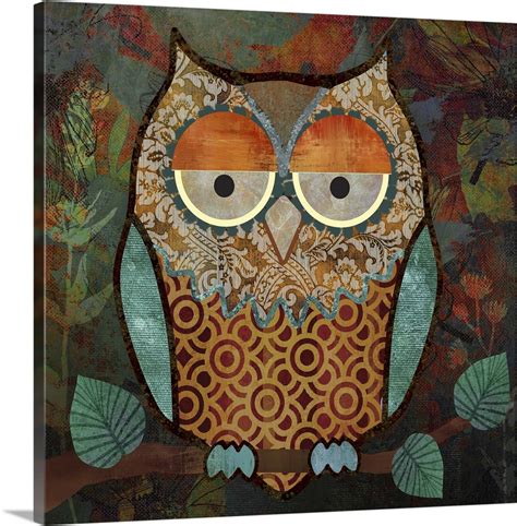 Decorative Owls Wall Art Canvas Prints Framed Prints Wall Peels