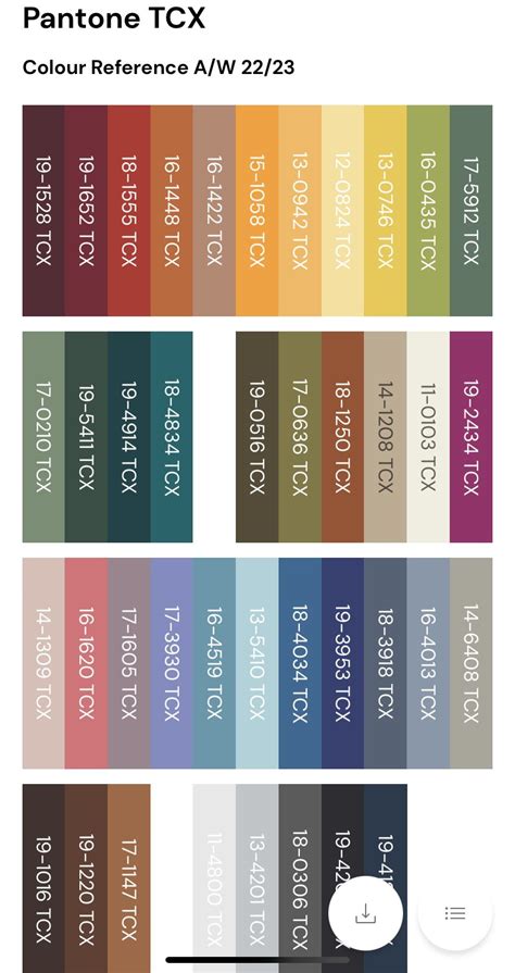 Fall Color Pallet Fall Color Trend Color Trends Pantone Colour