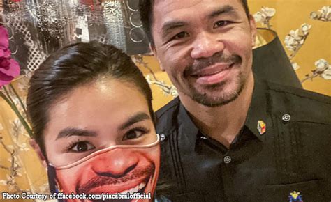 Lookalikes Taytay Councilor Pia Cabral Dons Pacquiao Face Mask In