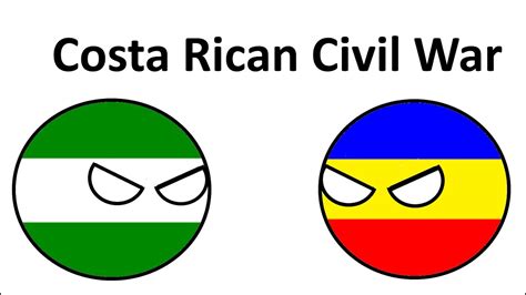 Costa Rican Civil War Civil Wars YouTube