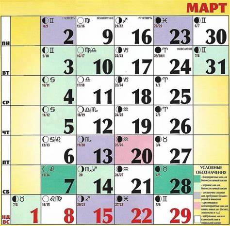 Лунный календарь благоприятные и неблагоприятные дни Лунный календарь благоприятные и неблагоприятные дни