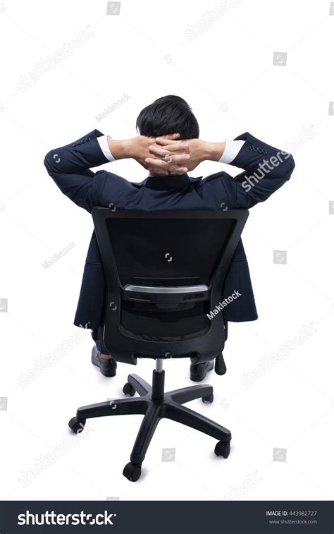 Young Businessman Resting On Armchair His Stock Photo Edit Now 443982727