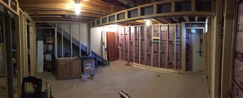 How To Finish A Basement On A Budget — Revival Woodworks Basement