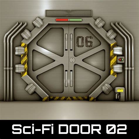Technological Door 3d 3ds Sci Fi Door Scifi Door Futuristic Interior
