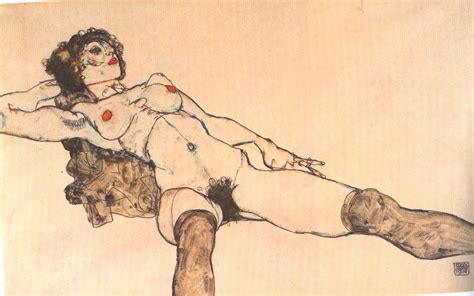 Egon Schiele Reclining Nude A Photo On Flickriver