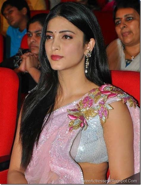 8 Hot Pictures Of Shruti Hassan In Pink Saree Bollywood Latest Actress Actors Wallpapers